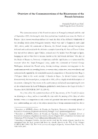 Overview of the Commemorations of the Bicentenary of the French Invasions