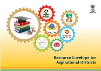 Resource Envelope for Aspirational Districts
