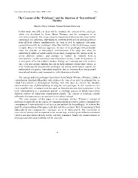The Concept of the “Polylogue” and the Question of “Intercultural” Identity