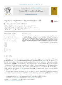 Topological Completeness of the Provability Logic GLP