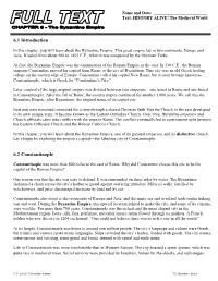 6.1 Introduction 6.2 Constantinople
