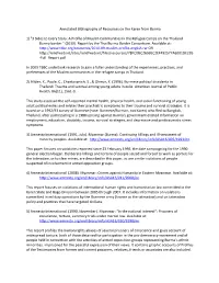 Annotated Bibliography of Resources on the Karen from Burma