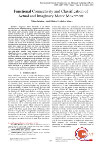 Functional Connectivity and Classification of Actual and Imaginary Motor Movement
