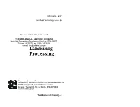 Lambanog Processing