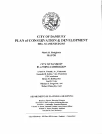 PLAN of CONSERVATION & DEVELOPMENT
