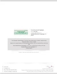 Redalyc.Spatial and Temporal Dynamic of Scab (Sphaceloma Perseae Jenk.) on Avocado (Persea Americana Mill)