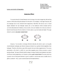Inductive Effect