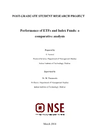 Performance of Etfs and Index Funds: a Comparative Analysis