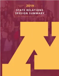 2019 Legislative Session Summary