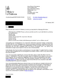 Information Regarding DFRMO up to Date Fleet List