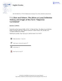 Objective Correlative”