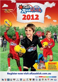 Register Now Visit Aflauskick.Com.Au