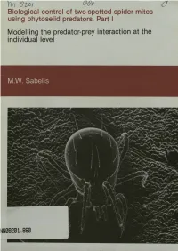 Biological Control of Two-Spotted Spider Mites Using Phytoseiid Predators