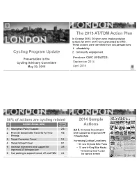 Cycling Program Update the 2013 AT/TDM Action Plan 2014 Sample