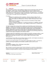 Export Controls Manual ______
