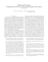 Illusion and Deception Construction of a Proverb in Hieronymus Bosch's