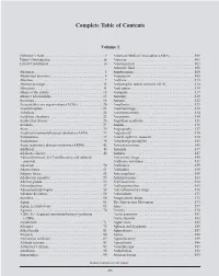 Table of Contents