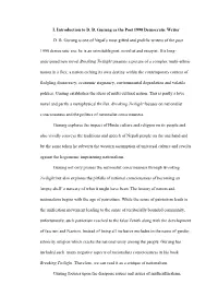 I. Introduction to DB Gurung As the Post 1990 Democratic Writer