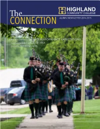 Ection Connection Alumni Newsletter 2014-2015