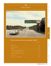 Noise Element Introduction General Plan Elements Plan General Noise