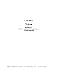 Chapter 11: Virology