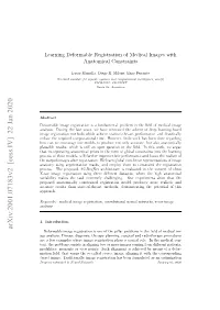 Learning Deformable Registration of Medical Images with Anatomical Constraints