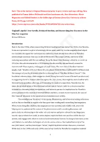 Note: This Is the Author’S Original Manuscript Prior to Peer Review and Copy Editing