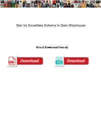 Star Vs Snowflake Schema in Data Warehouse