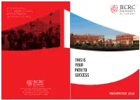 JECRC Foundation 09 Board of Management & Advisory Board 11 Third Convocation