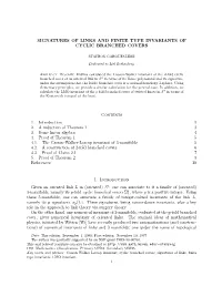 Signatures of Links and Finite Type Invariants of Cyclic Branched Covers