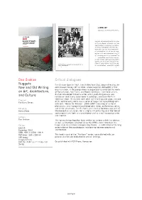 Dan Graham Nuggets New and Old Writing on Art, Architecture, And