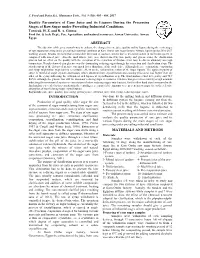 Quality Parameters of Cane Juice and Its Liquors During the Processing Stages of Raw Sugar Under Prevailing Industrial Conditions