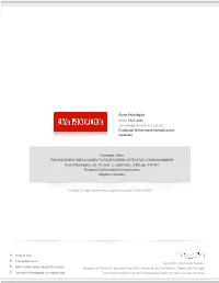 Redalyc.PSYCHOPATHY and a MODEL for DISTURBED