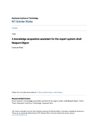 A Knowledge Acquisition Assistant for the Expert System Shell Nexpert-Object