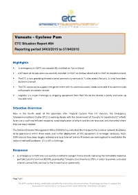 ETC Vanuatu Sitrep #4.Pdf