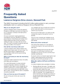 Lawrence Hargrave Drive Frequently Asked Questions