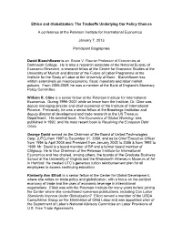 Participant Biographies
