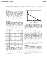 Phase Angle, Degrees R Educed V M a Gn Itu