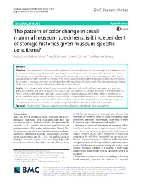 The Pattern of Color Change in Small Mammal