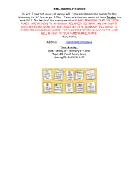 Week 6 4Th Class Literacy Group Ms. Dillon 15Th February