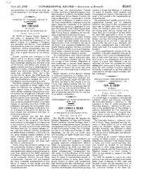 CONGRESSIONAL RECORD— Extensions of Remarks E1307 HON
