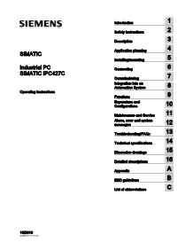 SIMATIC IPC427C Introduction______1