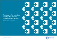 Safety, Health and Environment Report Q1 2020