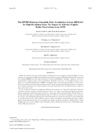The HWRF Hurricane Ensemble Data Assimilation System (HEDAS) for High-Resolution Data: the Impact of Airborne Doppler Radar Observations in an OSSE