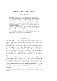 POWERFUL AMICABLE NUMBERS 1. Introduction Let S(N) := ∑ D Be the Sum of the Proper Divisors of the Natural Number N. Two Disti