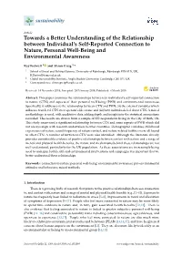 Towards a Better Understanding of the Relationship Between Individual's
