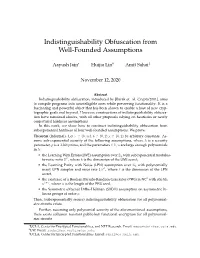 Indistinguishability Obfuscation from Well-Founded Assumptions