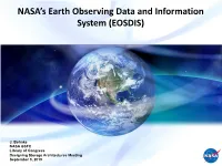 NASA's Earth Observing Data and Information System (EOSDIS)