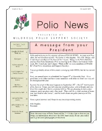 A Message from Your President