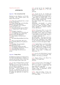 Appendices 1936